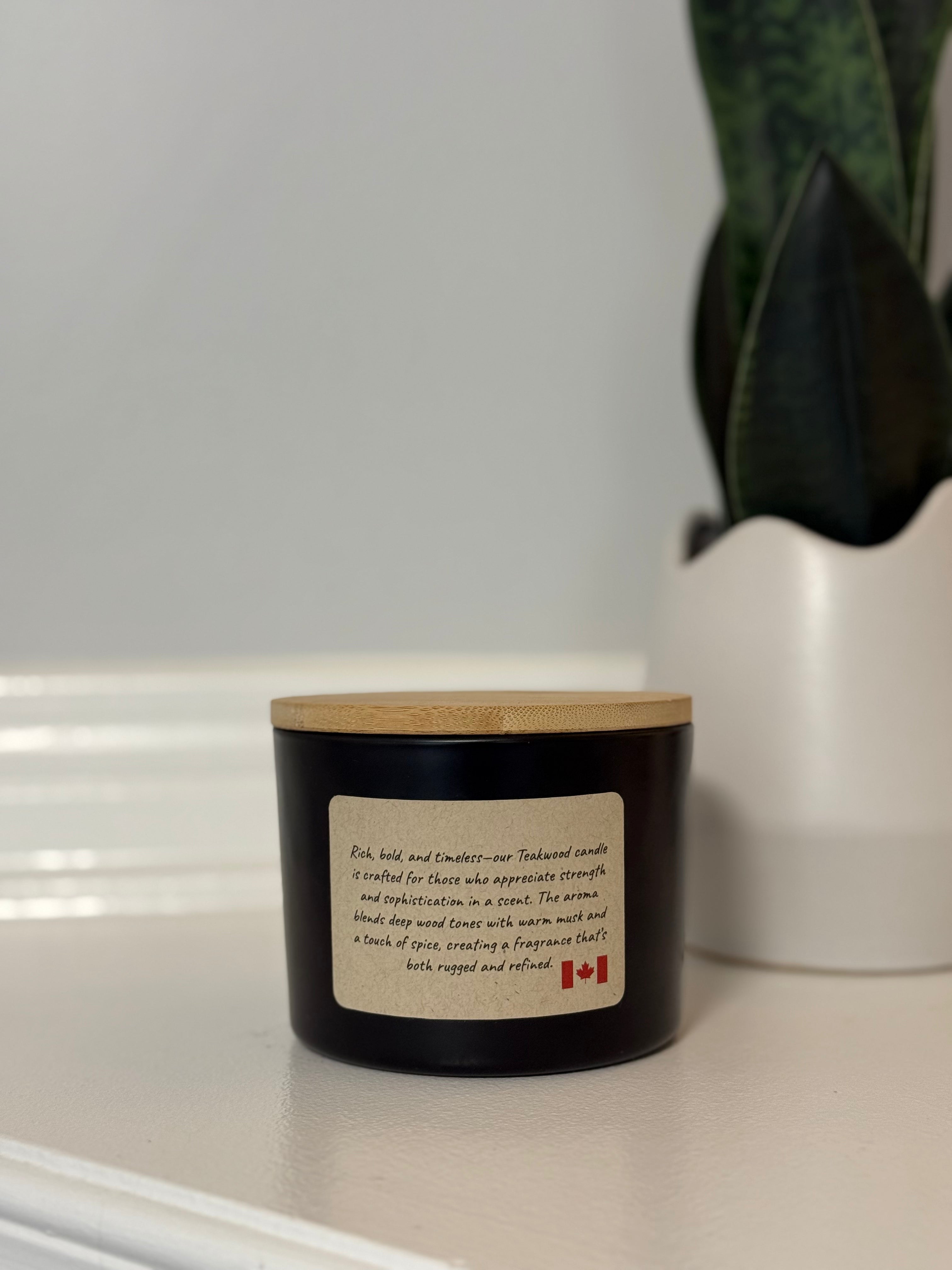 Teakwood - Hand Poured 100% Soy Candle