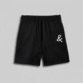 Black Shorts with Larger White Logo